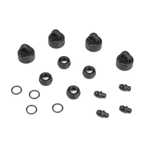 TKR6712 – Shock/Cartridge Cap & Bushing Set (4pcs each, EB410)