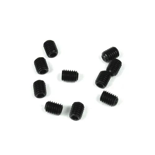 TKR1601 – M3x4mm Set Screws (black, 10pcs)
