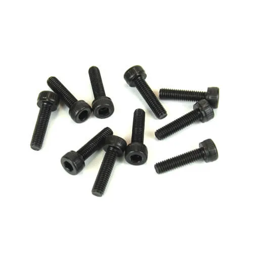 TKR1524 – M3x12mm Cap Head Screws (black, 10pcs)