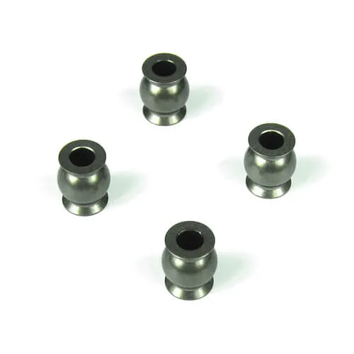 TKR5053A – Pivot Balls (6.8mm, flanged, outside camber, aluminum, 4pcs)